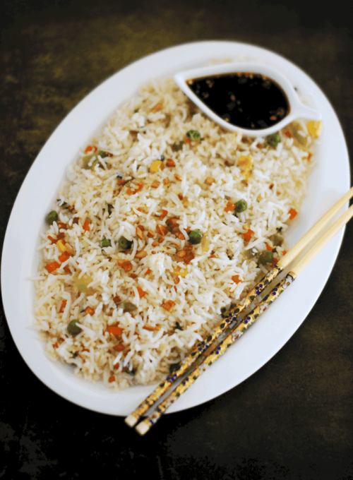 Veg Chilli Garlic Fried Rice